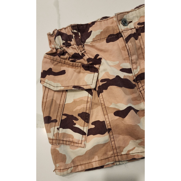 FOREVER 21 Camo Cargo Pockets Skirt Women's XS Tan NWT - Picture 3 of 11